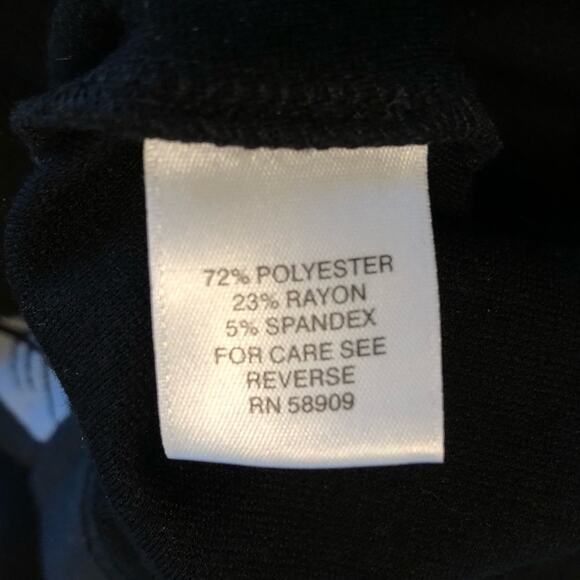 Nurture Black Wide Leg Pants Women's Small Pull On Comfort Soft Stretch Career - Picture 7 of 8